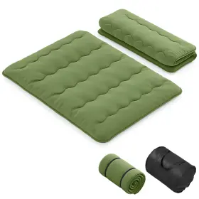US-2HCST03662 COSTWAY Queen Futon Mattress Floor Pad Cover