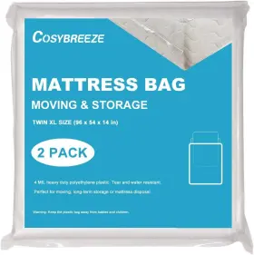 CBMB01TWINXL COSYBREEZE Mattress Bag Moving Storage Twin