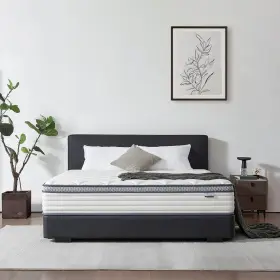 B0GJS8HLR9 COVENTA Queen Mattress Box Firm Hybrid Pocket