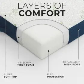 810088310232 COZZZI Trifold Mattress Floor Traveling Cover #2