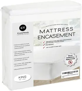 B00LI7HG74 CRYSTALTOWELS Ultimate Zippered Waterproof King