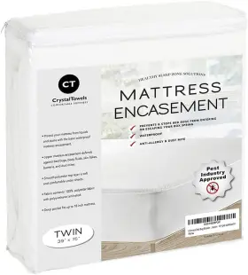 MF12KN CRYSTALTOWELS Ultimate Zippered Waterproof Mattress