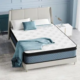 027685709080 CRYSTLI Queen Firm Memory Foam Hybrid Bed Box