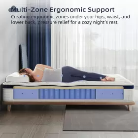 761062102650 CRYSTLI Mattress Bed Box Hybrid Pressure #3