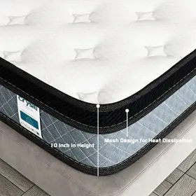 783919961555 CRYSTLI Twin Mattress Memory Foam Innerspring #2