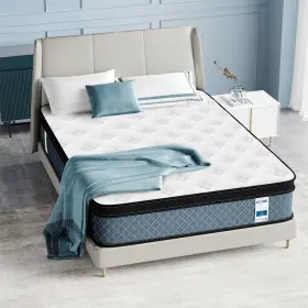 791126313784 CRYSTLI Cooling Hybrid Memory Foam Mattress Box