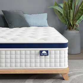 796520411937 CRYSTLI Mattress Bed Box Hybrid Pressure