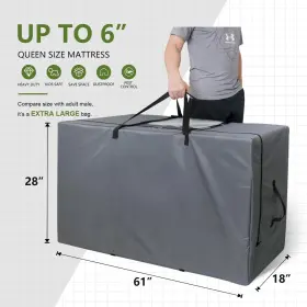 708210830898 CUDDLY NEST Folding Mattress Storage Bag Fold #3