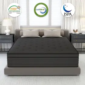 768572593145 DALISTAIRY King Hybrid Mattress Firm