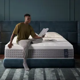 DCA1 DCOOLAULTRA King Mattress Firm Hybrid Memory Foam Wrapp