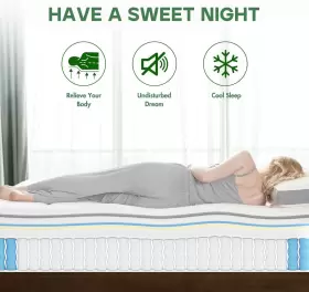 689995679295 DH DIGLANT HOME Mattress Hybrid Gel Memory Foam #2