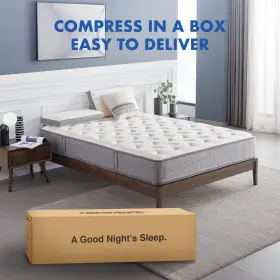 850051884186 DH DIGLANT HOME Twin Hybrid Mattress Top Memory #2