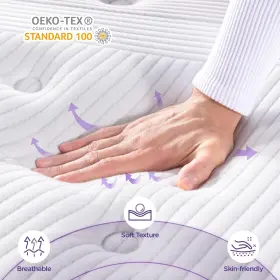 850051884889 DH DIGLANT HOME Queen Mattresses Breathable Si #3