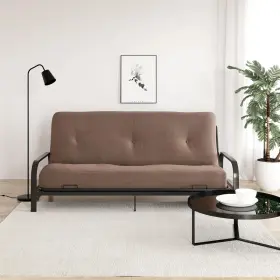 445010434446 DHP Futon Mattress Poly Filled Tufted Sofa Bed #2