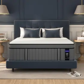 DB-12F-M DIFAME Mattress Gel Memory Foam Hybrid Box Wit