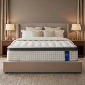 KL-001 DINBOOONLUX Queen Mattress Hybrid Box Memory Foam