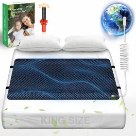 694685145974 DRAGSUI Grounding Mat Bed Pad Sleep Anti Slip