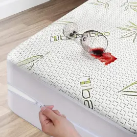 761571828690 DREAMFIELD LINEN Mattress Protector Zipper Queen
