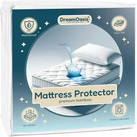 DOMPT02 DREAMOASIS Waterproof Mattress Protector Twin