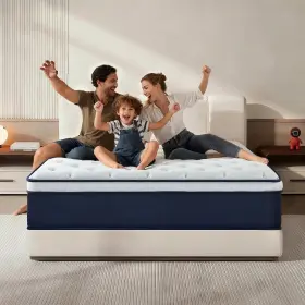 GE-03-12F DREAMS BEDDING Mattresses Box Hybrid Pocket Spring