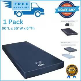 077843 DRIVE MEDICAL Hospital Bed Mattress Twin Water Slip
