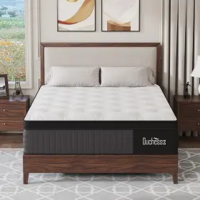 A-14K DUCHESSZ King Mattress Eurotop Gel Memory Foam Pocket