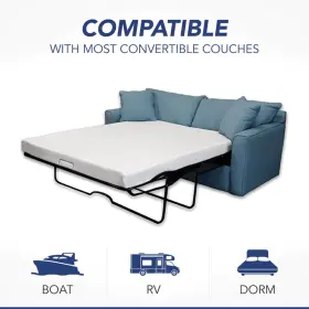 KM-4.5FL-GEL-SOFA DYNASTY MATTRESS Memory Foam Convertible #3