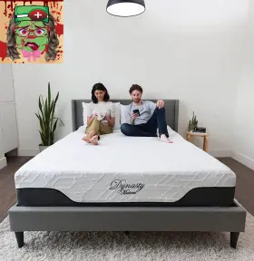 CB12-XFIRM-EK-E DYNASTY MATTRESS Coolbreeze Gel Memory Foam