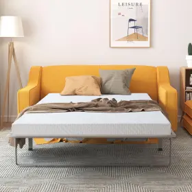 810123355761 DYONERY Memory Foam Sofa Bed Mattress Fiberglass