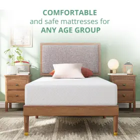 810123359097 DYONERY Twin Mattress Tea Memory Foam #2