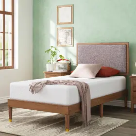 810123359097 DYONERY Twin Mattress Tea Memory Foam