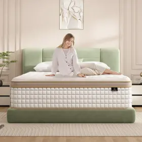 12Q-4 EEN SLEEP Queen Mattress Hybrid Box Memory Foam