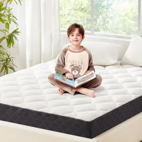 941601148354 ELEMUSE Twin Mattress Kids Diamond Fiberglass