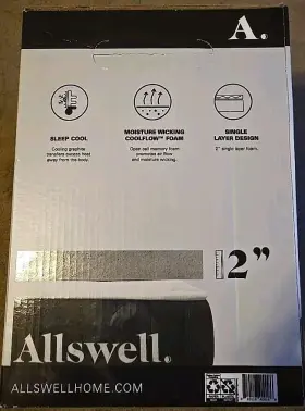 810118400186 ELITE COMFORT SOLUTIONS Allswell Memory Foam