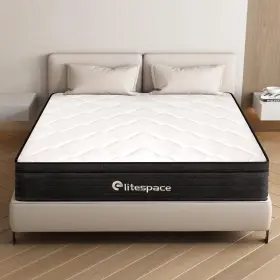 739713346784 ELITESPACE King Hybrid Mattress Box Gel Memory