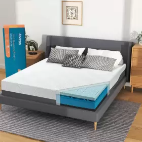 850058248004 ELVIROS Gel Memory Foam Mattress Twin Cooling
