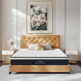 726018987958 ERUTINRUF Mattress Memory Foam Hybrid Pocketed