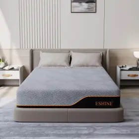 EM-BMQ14H ESHINE Queen Gel Memory Foam Mattress Pain Relief