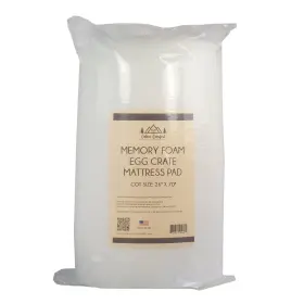 784851952687 EVERYTHING SUMMER CAMP Egg Mattress Pad Memory