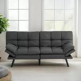 749682913542 FANGFLOWER Fabric Memory Foam Couch Convertible