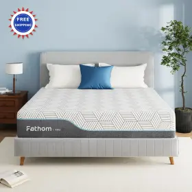 FA10QFRT FATHOM Firm Memory Foam Mattress Queen Pain Relief