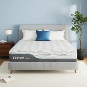 FA12QMDT FATHOM Queen Mattress Memory Foam Bed Box Fo
