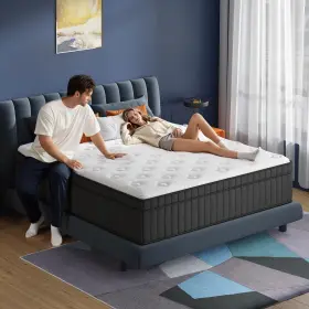 796520839472 FAYAMORE Queen Mattress Hybrid Box Pocket Spri
