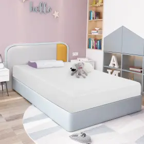 MEM-8Q367-WHITE FDW Queen Gel Memory Foam Mattress Firm Bed
