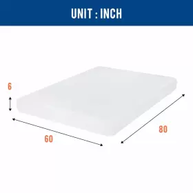 195030054281 FDW Colch Espuma Viscoel Stica Pulgadas Queen #3