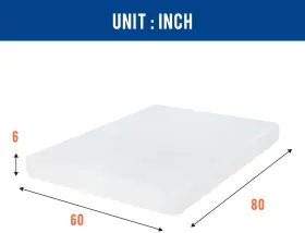 195030091293 FDW Colch Para Cama Queen Espuma Viscoel Stica #2