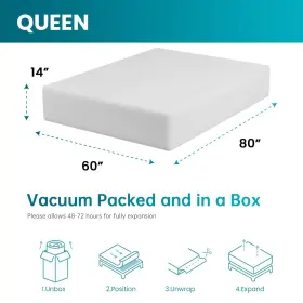 195030104078 FDW Gel Memory Foam Mattress Firm Mattresses #2