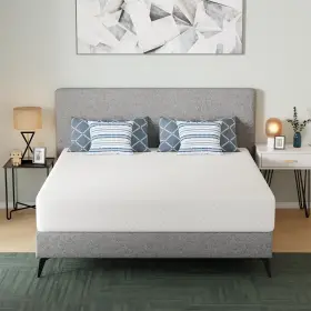 MEM-12K461-WHITE-A FDW King Mattress Firm Gel Memory Foam