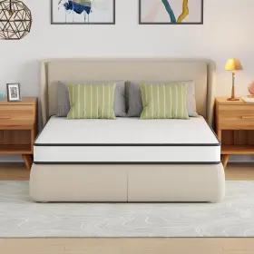SPR-B-6F-D17C-WHITE-FDW FDW Mattress Hybrid Memory Foam