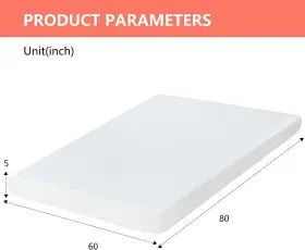 445004170169 FDW Gel Memory Foam Mattress Firm Pressure #2